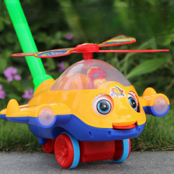 Jucărie cu împingere manuală Avion